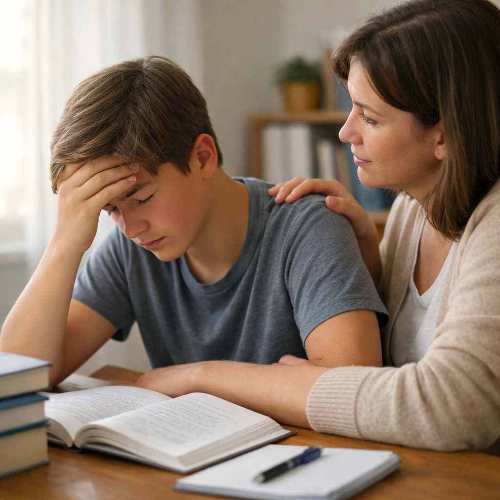 Comment soutenir son ado pendant la fin d’année scolaire
